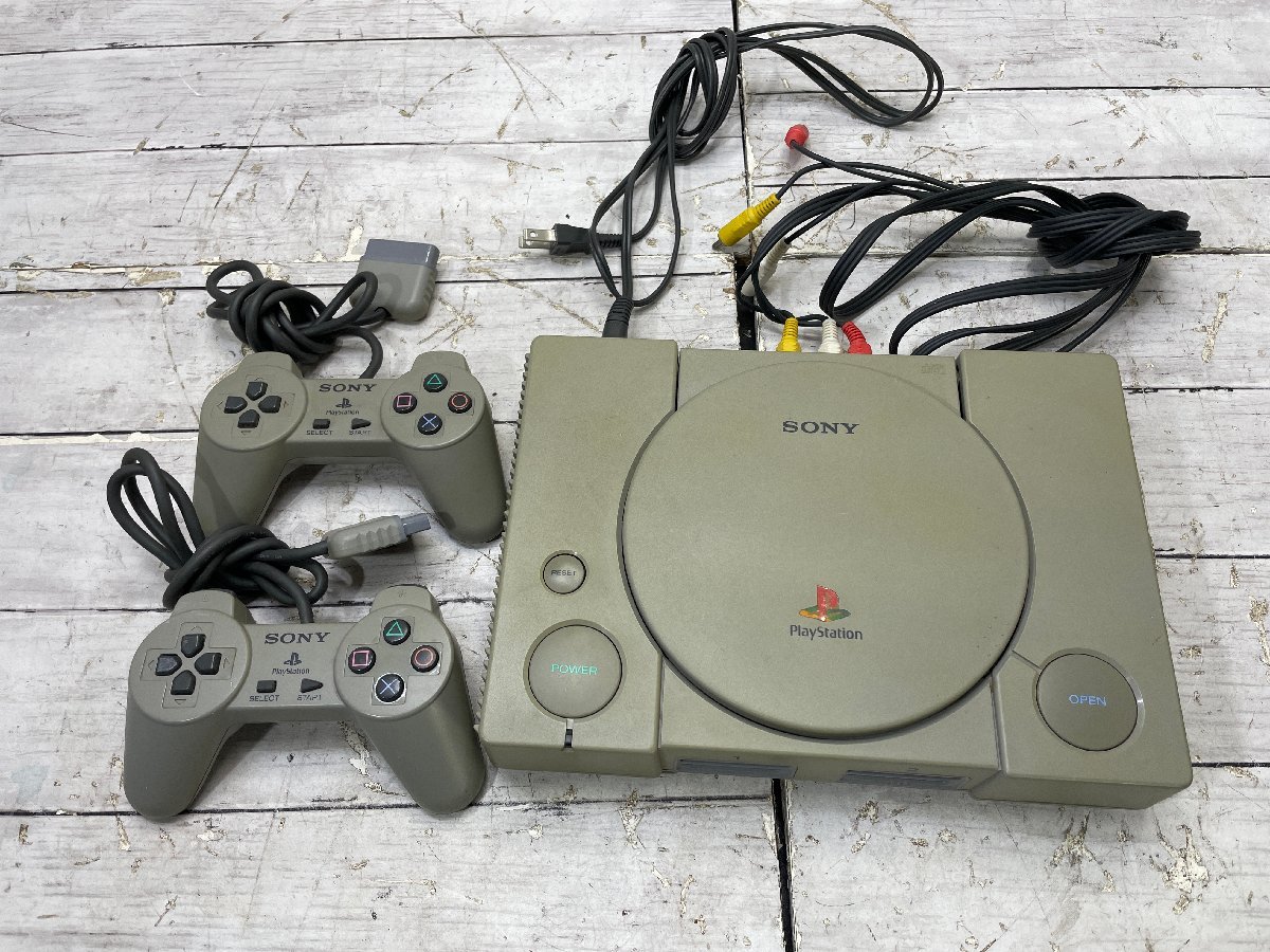 ●R● ソニー/SONY プレイステーション プレステ PlayStation 本体 SCPH-1000 コントローラー SCPH-1010 ゲーム機 H2312-239拍卖