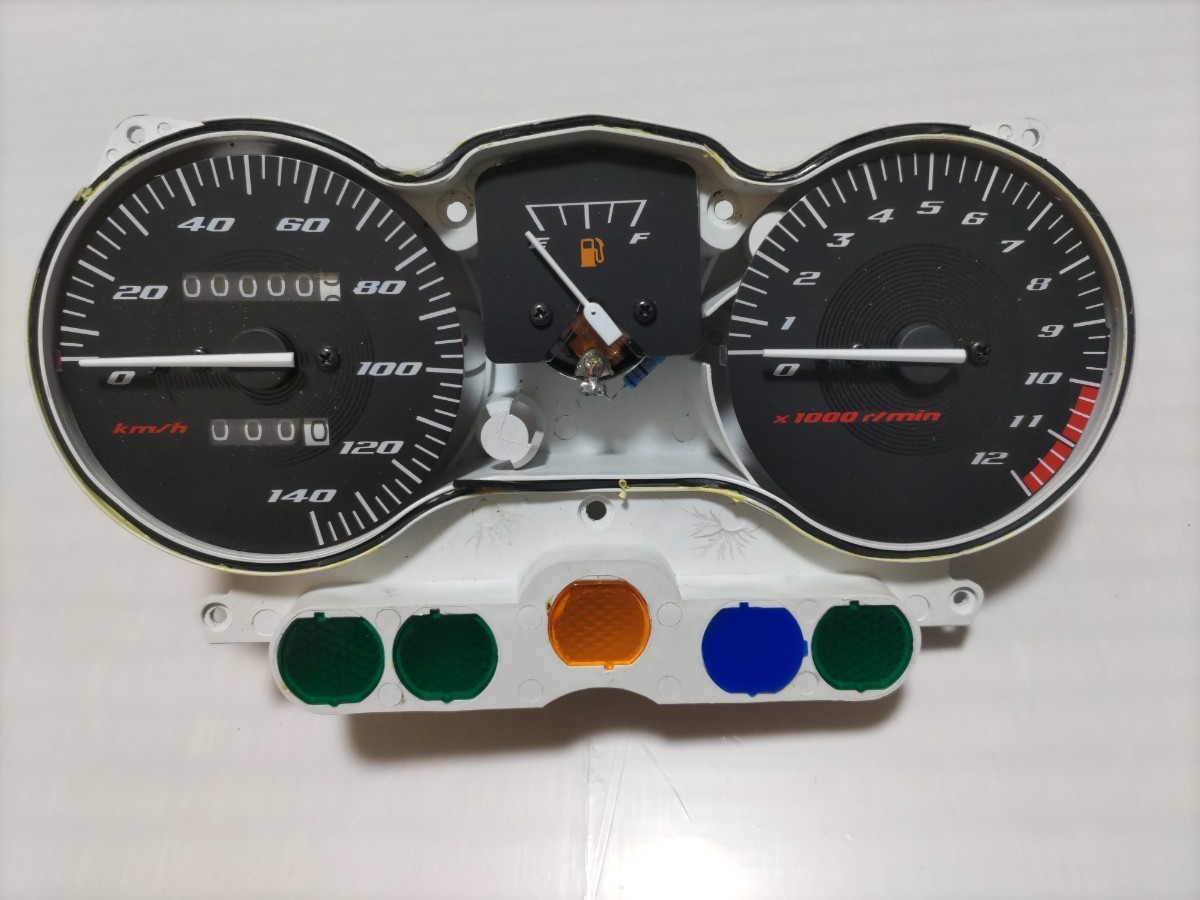 横浜発 0キロ YBR125YBR YB 125 KYBR125K スピードメーター メーター ゲージ モーターサイクル タコメーター モニターなしヤマハYAMAHA拍卖