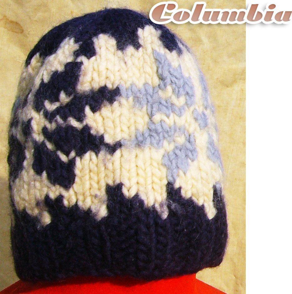 即決■Columbia■パネル柄の人気者cap■古着拍卖