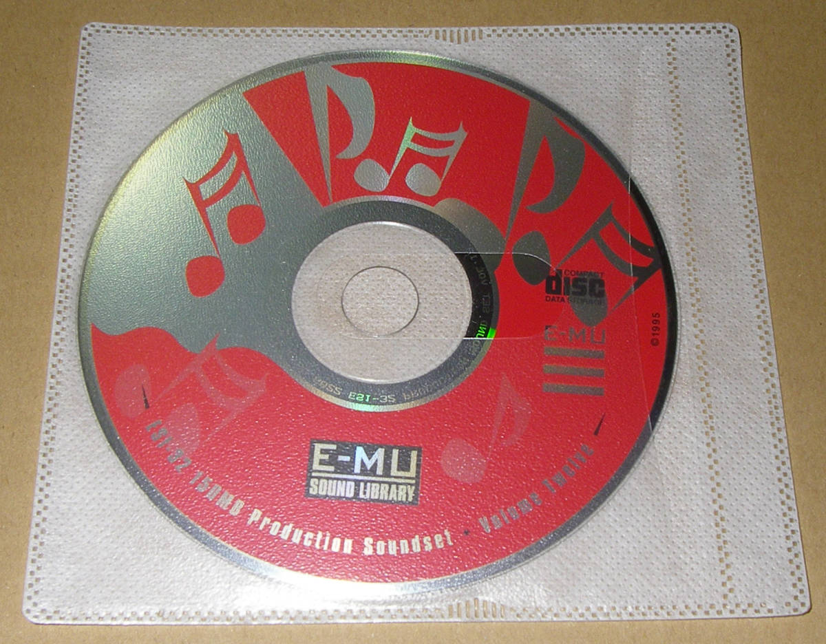 ★E-MU ESI-32 150MB PRODUCTION SOUND SET CD 01 SOUND LIBRARY (CD DATA STORAGE)★拍卖
