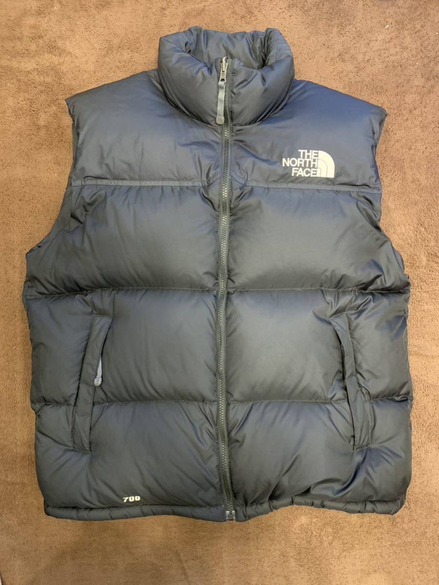 THE NORTH FACE ノースフェイス ヌプシ ベスト 黒 メンズ Lサイズ 美USED品 本物拍卖