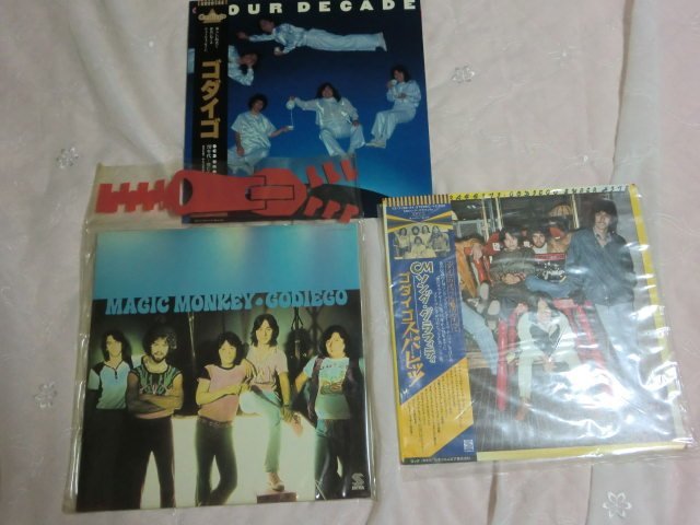 (W)【何点でも同送料 LP/レコード】3枚まとめて/ゴダイゴ/CMソング/Our Decade/僕たちの時代」モンキー マジック/ビニール袋/グッズ/多数拍卖