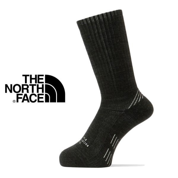 ★新品★THE NORTH FACE★ソックス 靴下 男女兼用 トレッキング ミッドウェイト クルー NN82325 KK L(27-29cm) 登山 トレッキング拍卖