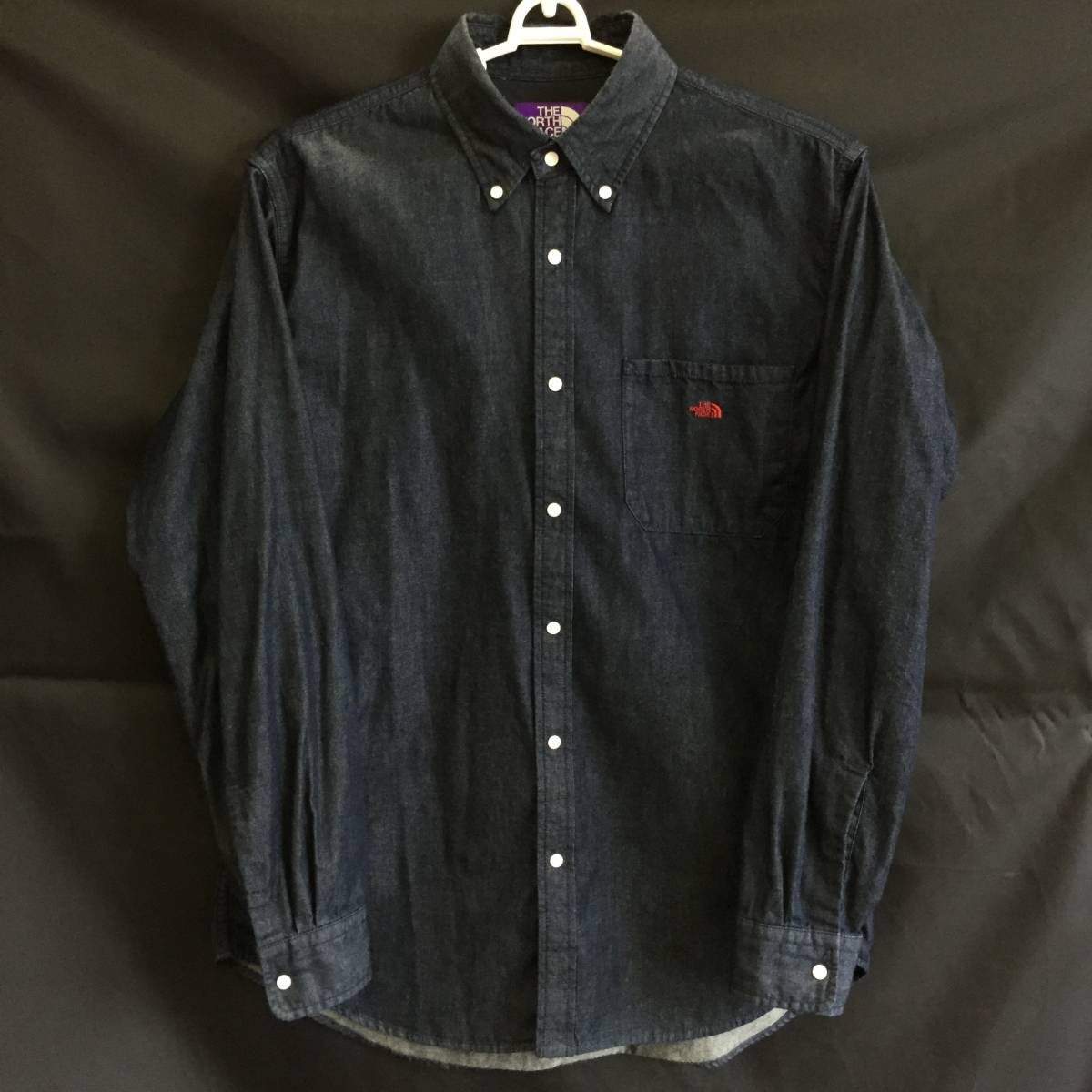 5638-80【 THE NORTH FACE 】 ノースフェイス ライトデニムシャツ PURPLE LABEL Light Denim B.D. Shirt NT3005N インディゴ拍卖