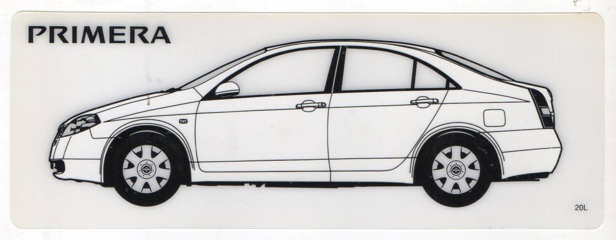 日産 プリメーラ 20L カラーサンプル用ボディシート 日産自動車 正規品 非売品 NISSAN PRIMERA 20L拍卖