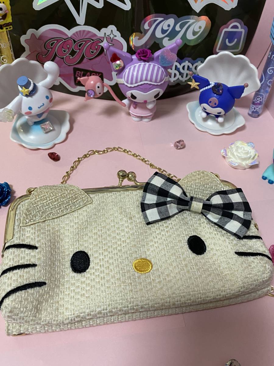 新品!!!! ハロキティー スマホ 財布 一体型 ミラー付き シャドーパレット よく読んで入札よろよろね!!!!拍卖