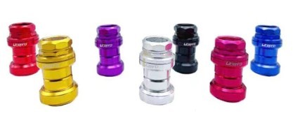 処分 litepro フレーム側34mm 軽量90グラム ベアリングヘッドセットフォーク側 1 1/8 (28.6mm) 桃色 レターパック可 1154拍卖