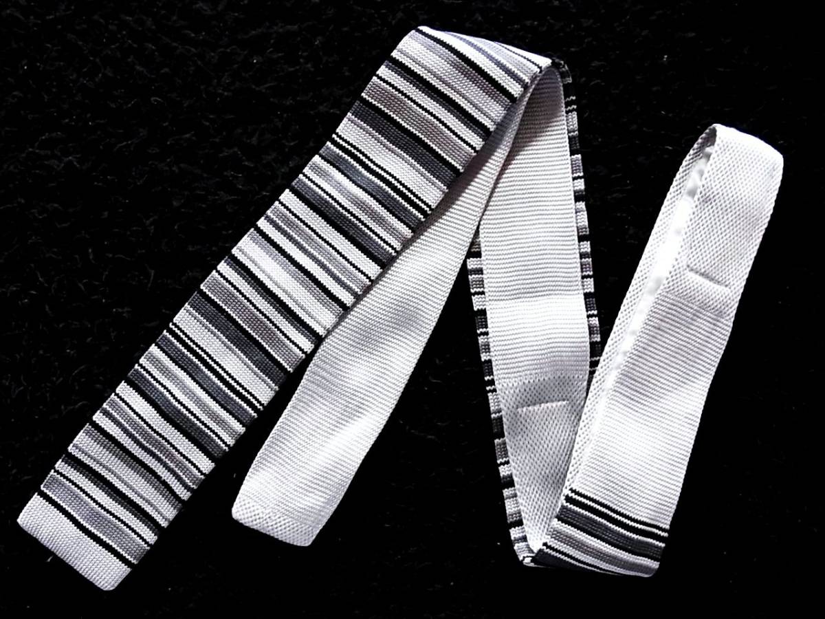 0^o^0ocl♪NIT0154美品ユニクロ【本格ニットタイ】ネクタイ拍卖