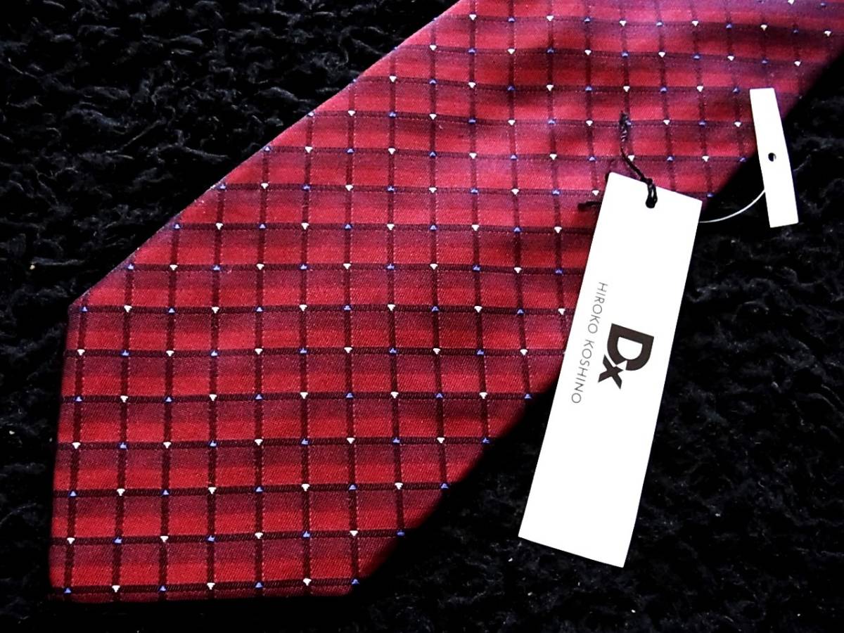 【厳選】S0051T 新品★【小篠 弘子】ヒロコ コシノ「DX」のネクタイ拍卖