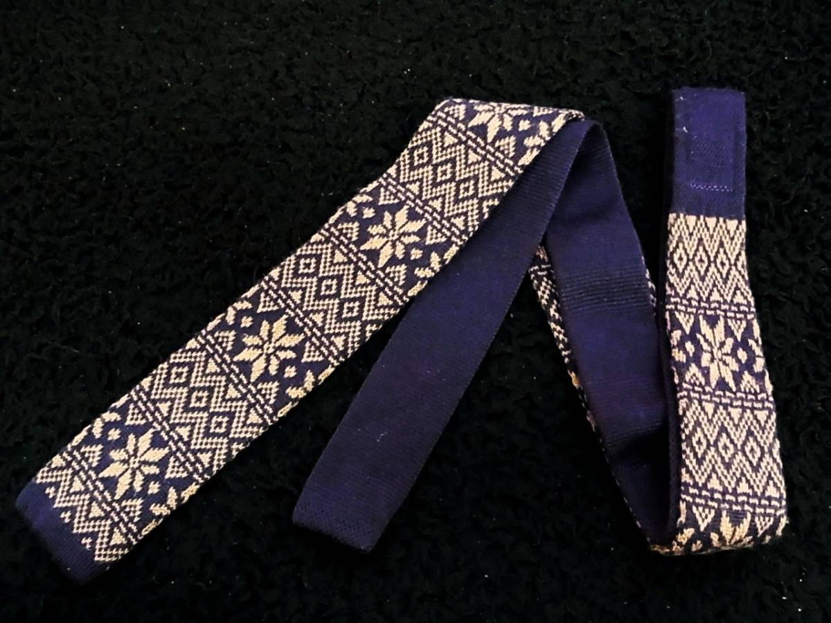 0^o^0ocl♪NIT0272美品「ユニクロ」【本格ニットタイ】ネクタイ拍卖