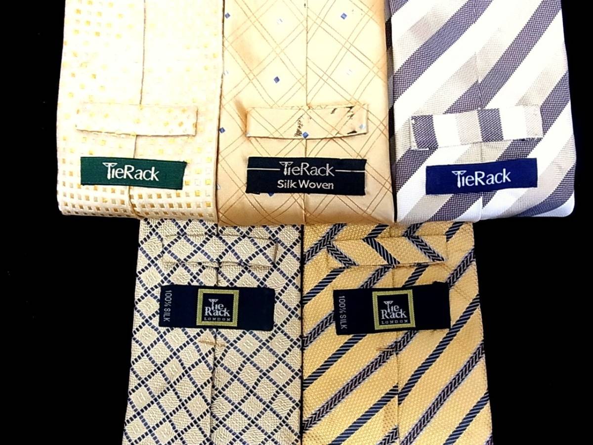 卸価格■5本 全同一 ブランド ネクタイ セット■№6916■タイラック 5本 まとめ売■ 拍卖