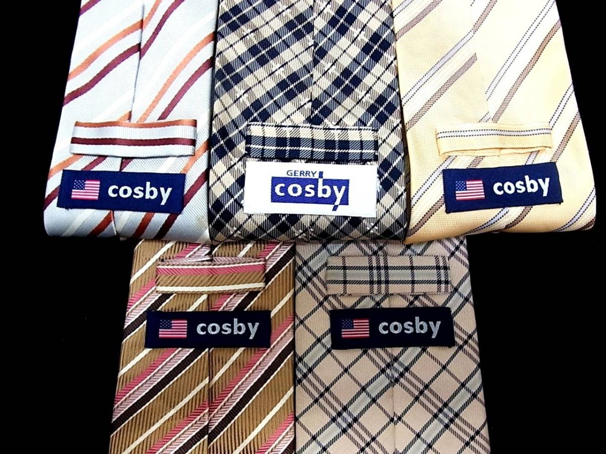 卸価格■5本 全同一 ブランド ネクタイ セット■№6921■コスビー【Cosby】 5本 まとめ売■ 拍卖