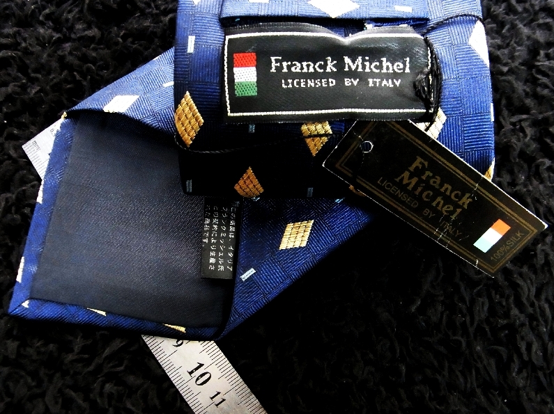 【厳選】S0279T 新品★ミッシェル フランクのシルク100%ネクタイ拍卖