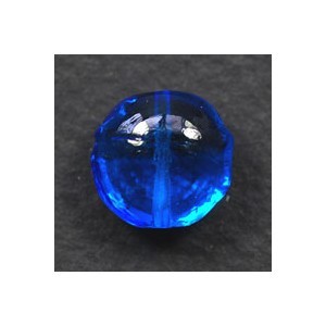 ベネチアンビーズ ディスク 13mm サファイアブルー BS050拍卖