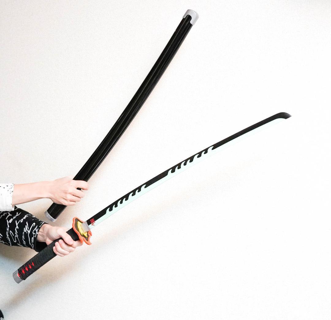 杏寿郎コスプレ 武器 刀 剣 鬼滅の刃 日輪刀 金属製103cm【訳あり】拍卖