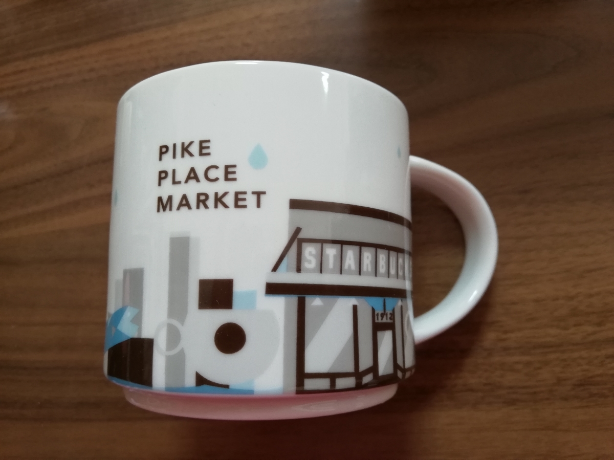 新品未使用 スターバックス スタバ STARBUCKS アメリカ限定 PIKERLACE 1号店 マグカップ 箱つき拍卖