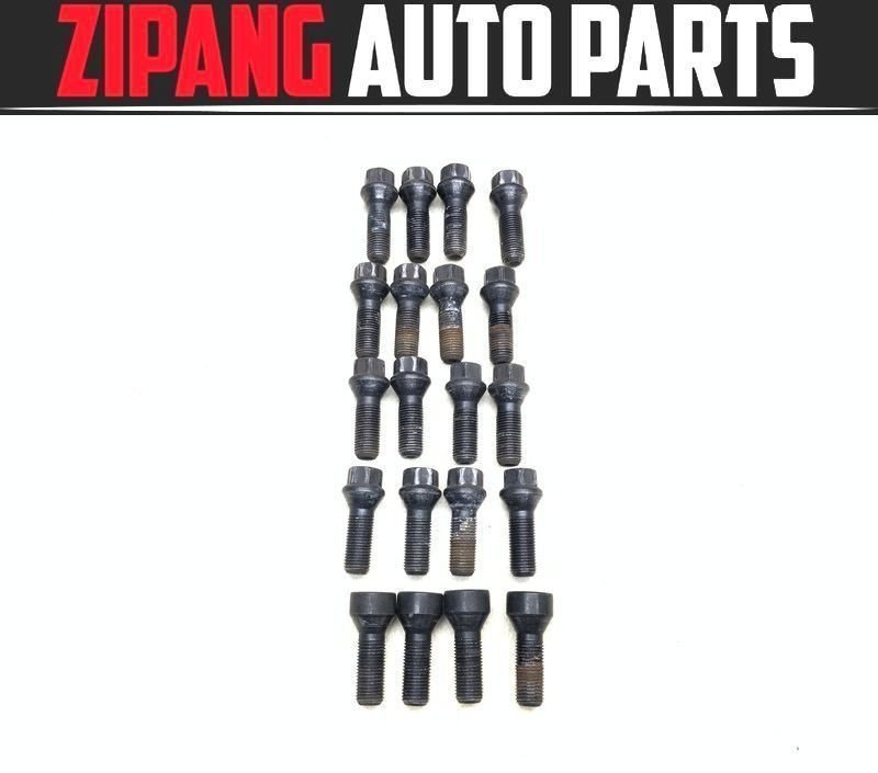BM104 E65 HL40 740i 後期 標準 純正 ホイール ボルト/ロック付 ★20本 ◆M14×P1.5/首下 34mm/17HEX ★程度まあまあ ◎拍卖