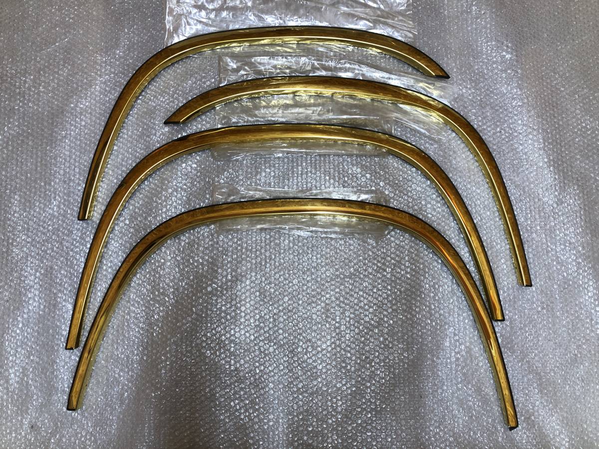 ☆新品☆ マツダ 86y-93y B2200 B2600 US MAZDA ゴールド メッキ フェンダー アーチモール フェンダーモール UV66 UV66M UF66M プロシード拍卖