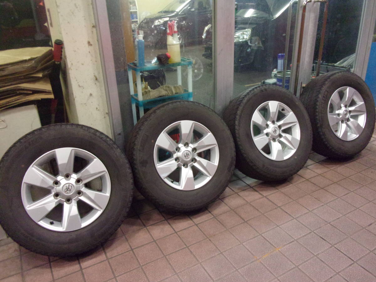 ♪B0524 トヨタ ランドクルーザープラド(150系後期)純正 ミシュラン 265/65R17 タイヤセット♪拍卖