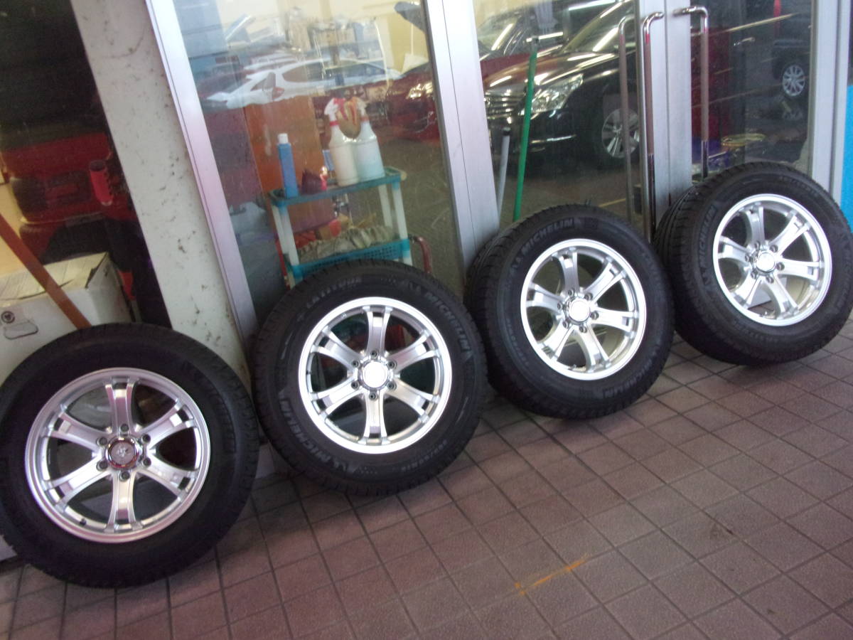 ♪S3072 ウェッズ KEELER ミシュラン X-ICE 265/60R18 タイヤセット プラド♪拍卖