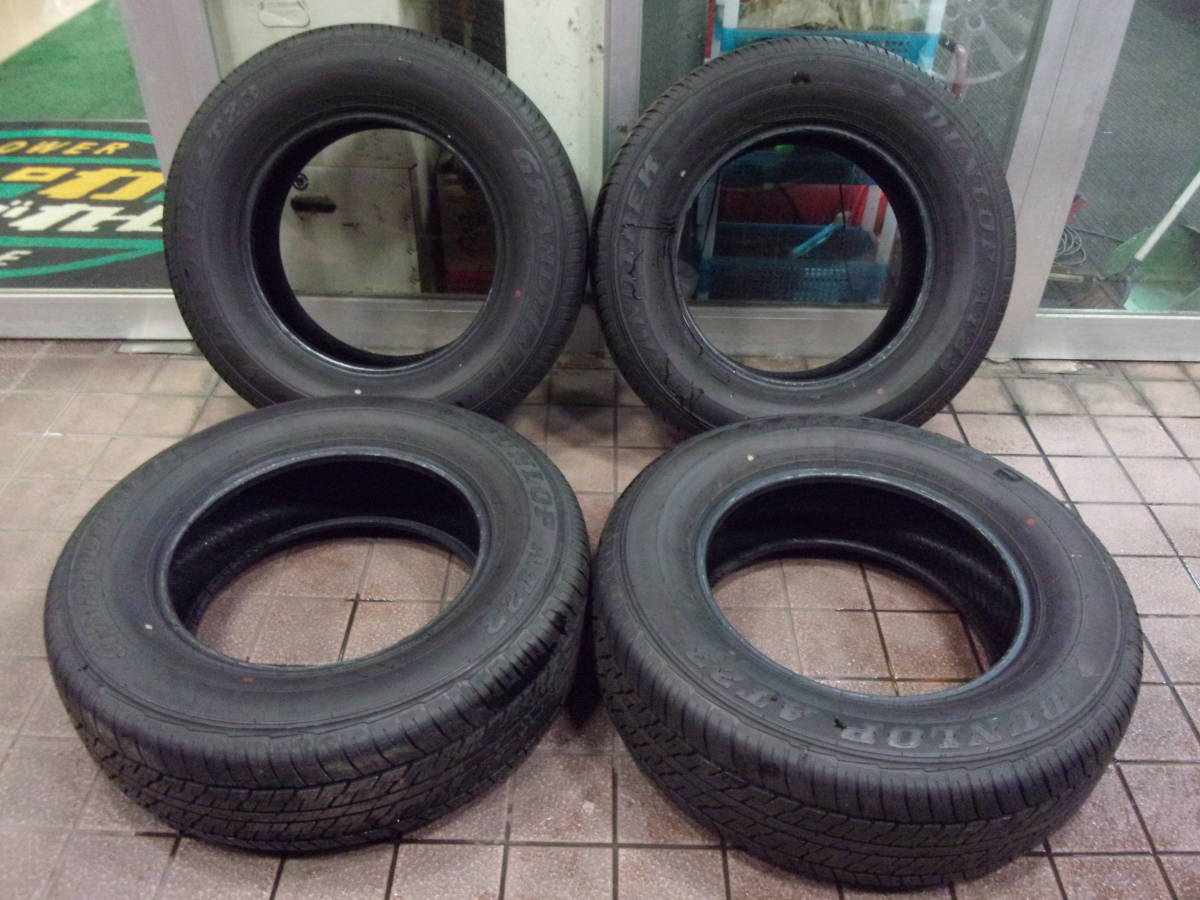 ♪S3153 2023年製 ダンロップ AT23 265/65R18 新車外し 4本セット♪拍卖