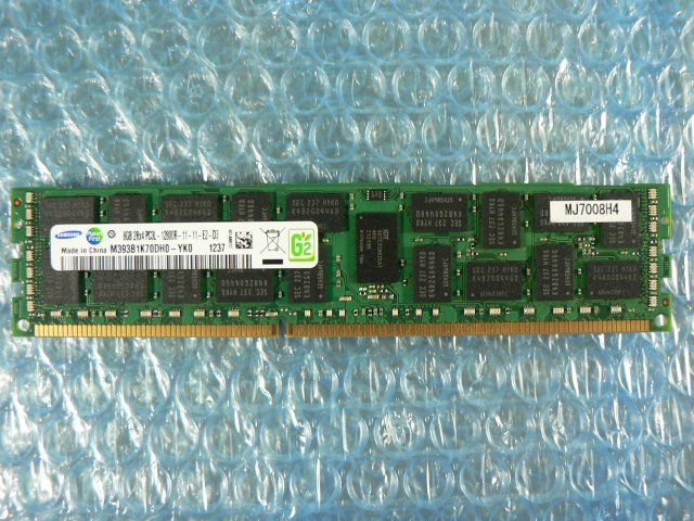 1ESD // 8GB DDR3-1600 PC3L-12800R Registered RDIMM 2Rx4 M393B1K70DH0-YK0 (MJ7008H4) // HITACHI HA8000/RS210 AM1 取外 // 在庫1拍卖