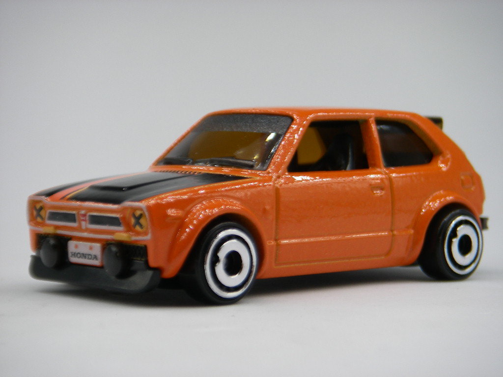 ホットウィール (橙) '73 ホンダ シビック カスタム <ルース> Hot Wheels 拍卖