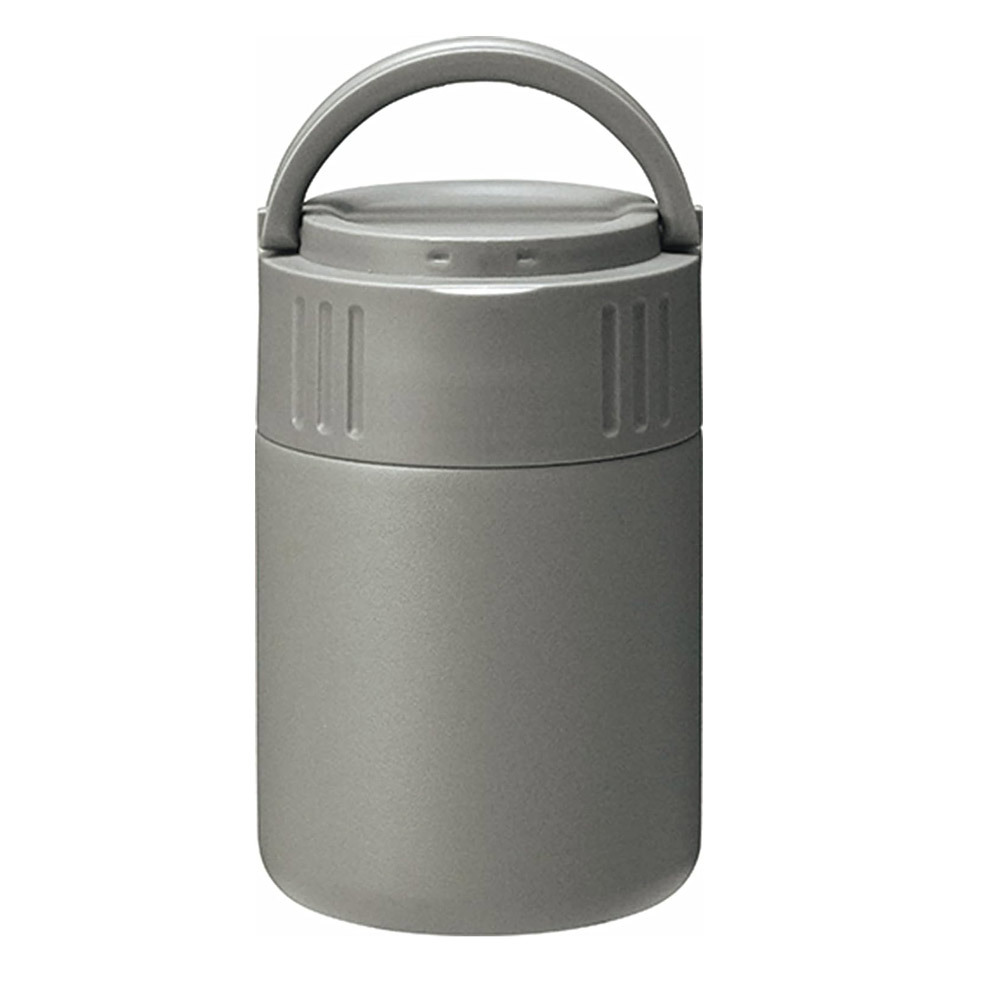 スープマグ モグモグ キャリースープボトル スープジャー 350ml チャコール カクセー MM-35C/4812x1個 ステンレススプーン付き拍卖