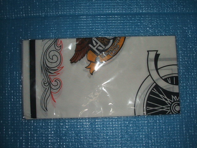 レア!未使用!Harley Davidson ハーレーダビッドソン HARLEY OWNERS GROUP のハンカチ(バンダナ)拍卖