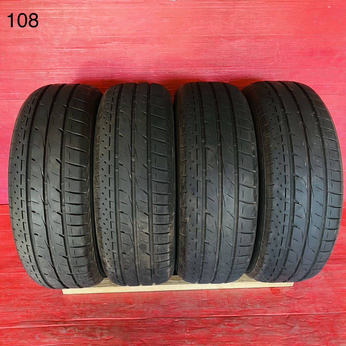 BRIDGESTONE LUFT RV II 215/60R16 国産 2017年式 パンク修理なし ビード切れなし 汚れあり 4本セット拍卖