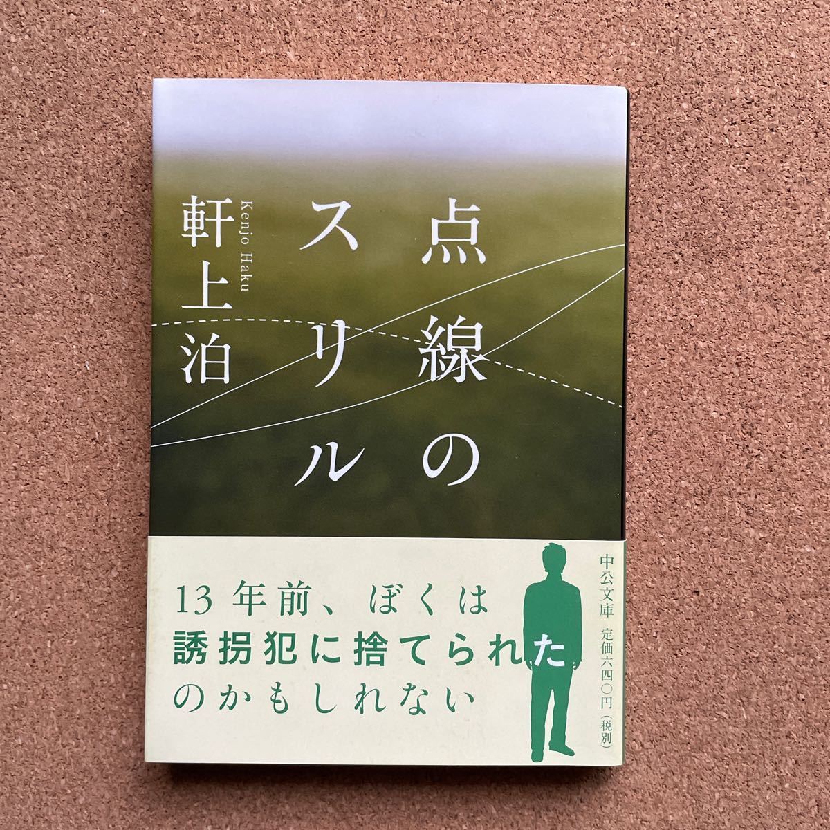 ●文庫 軒上泊 「点線のスリル」 帯付 中央公論社/中公文庫(2014年初版) 長編サスペンス拍卖