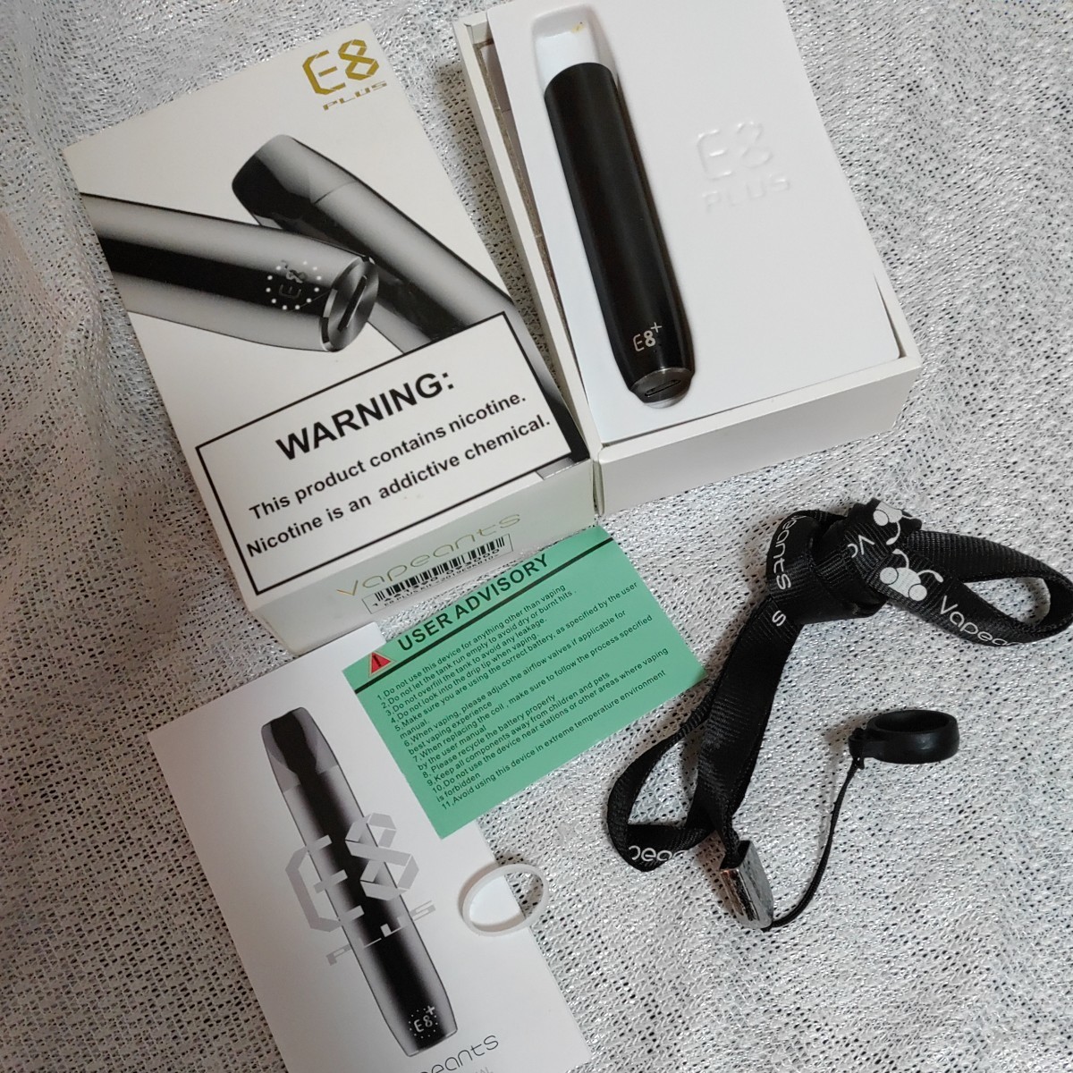 Vapeants E8 PLUS Pod System Starter Kit 650mAh★イーエイト プラス ポッド システム スターターキット 1219-D5-SA2拍卖