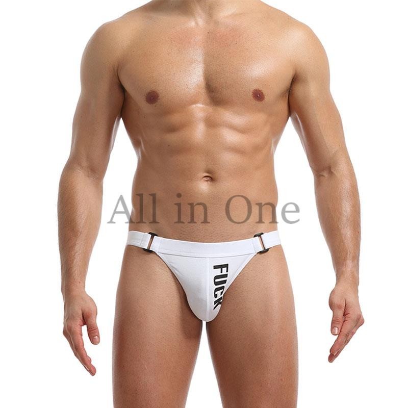 97-66-13 FUCK!! メンズ ジョックストラップ 【ホワイト,Mサイズ】男性 下着 ショーツ 過激 Oバック Tバック エロ セクシー ブリーフ .3拍卖