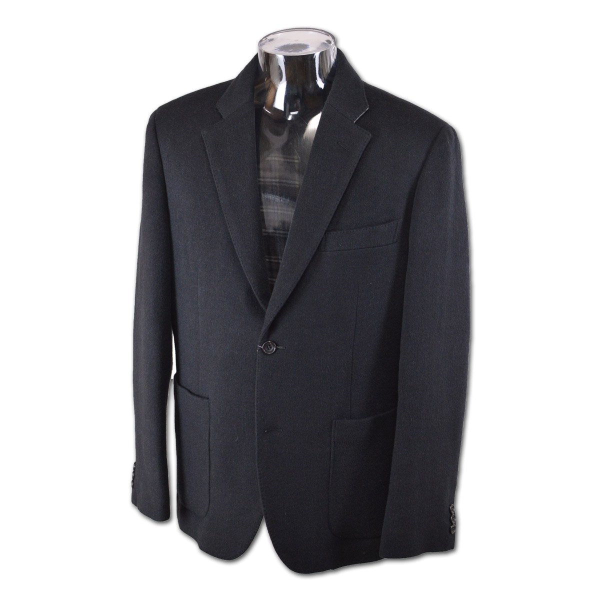3割引【アンジェロ】メンズ ジャケット M(46) 黒 25-4108-04 ANGELO ブレザー テーラード シルク混 おしゃれ かっこいい 日本製 @拍卖