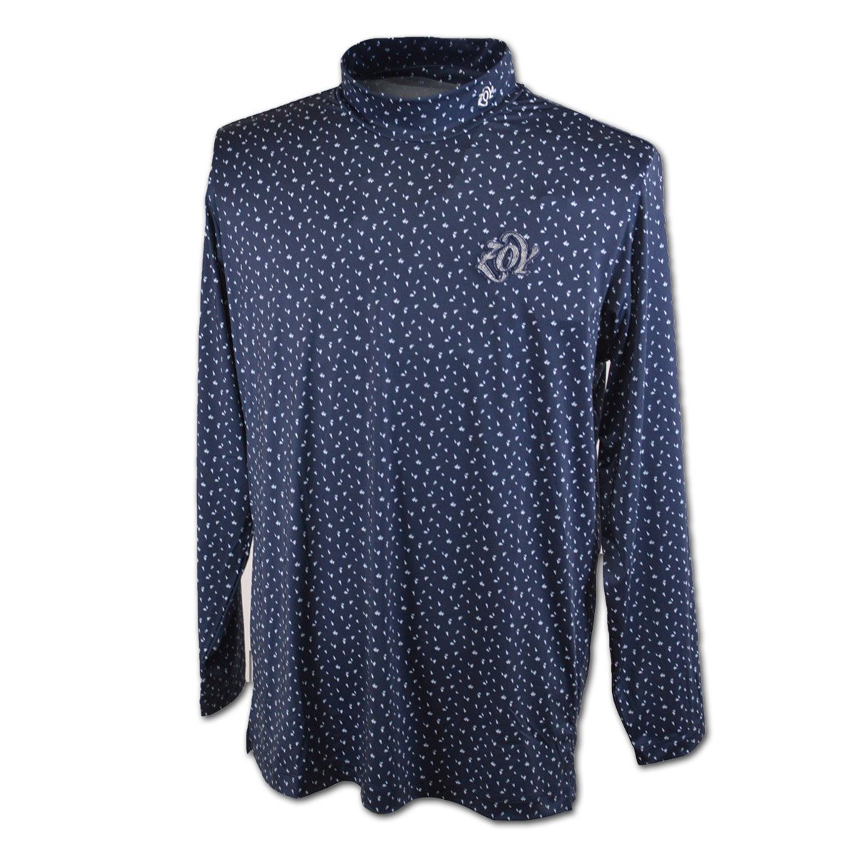 3割引【ZOYゾーイ】メンズ ハイネックシャツ LL(3) 紺 071434009-85 ゴルフ カジュアル おしゃれ かっこいい @拍卖