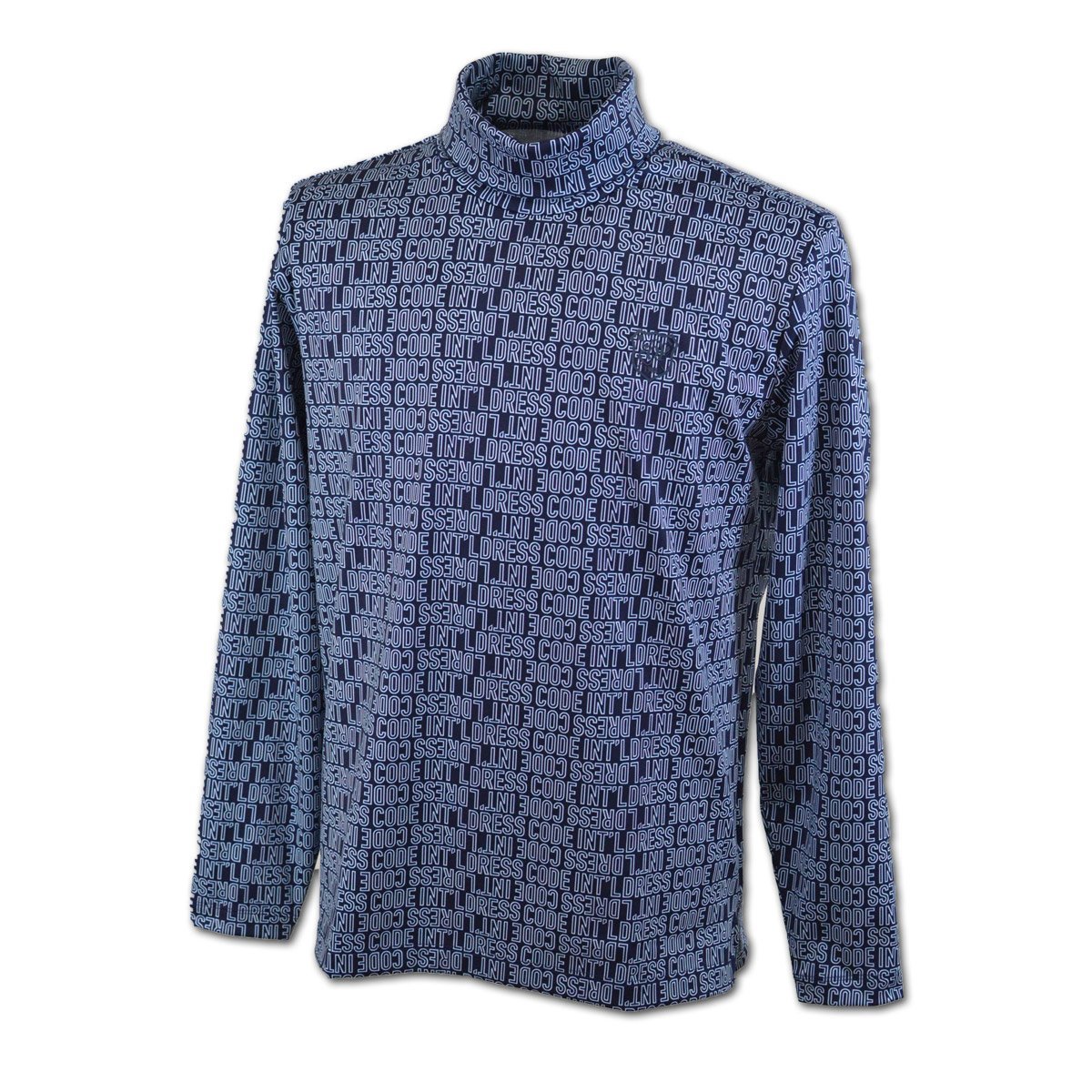 3割引【ZOYゾーイ】メンズ タートルネックシャツ LL(3) 紺 071434022-85 ゴルフ カジュアル おしゃれ かっこいい @拍卖