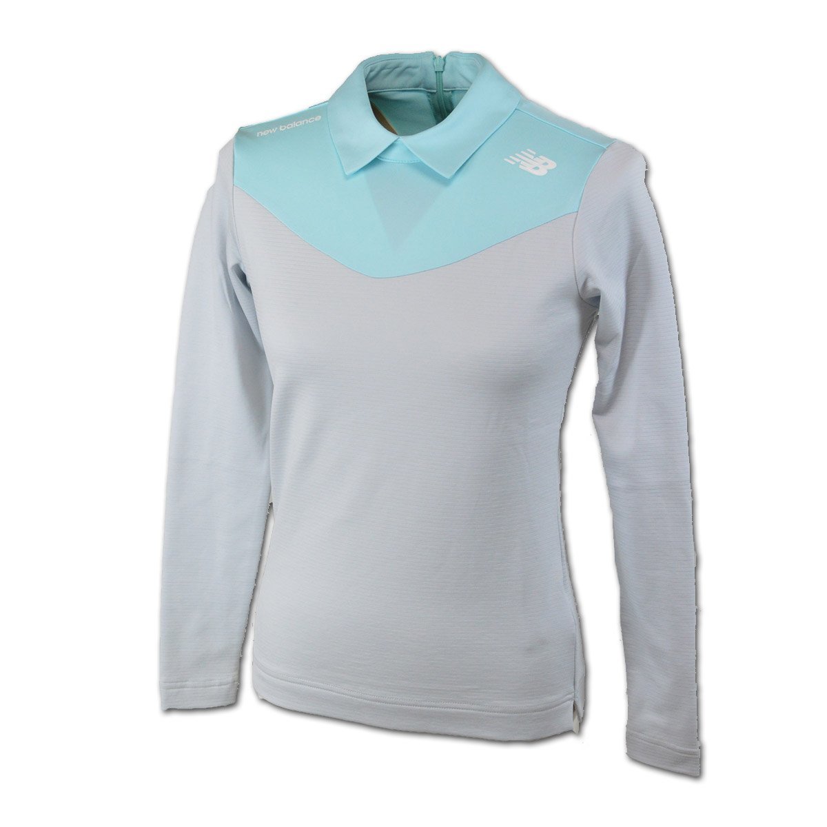 3割引★ニューバランス★レディース 長袖ポロシャツ S(7号・0) グレー 012-3269501-21 new balance ゴルフ おしゃれ @拍卖