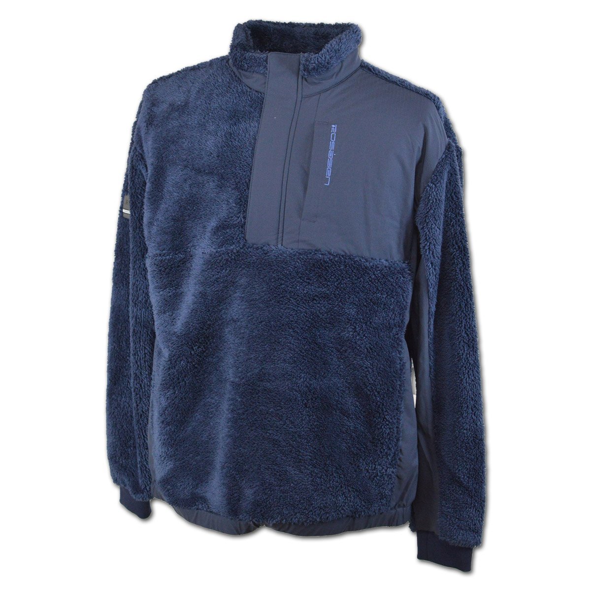 3割引【ロサーセン】メンズ ブルゾン LL (52) 紺 044-59011-98 ROSASEN ゴルフ フリース おしゃれ かっこいい @拍卖
