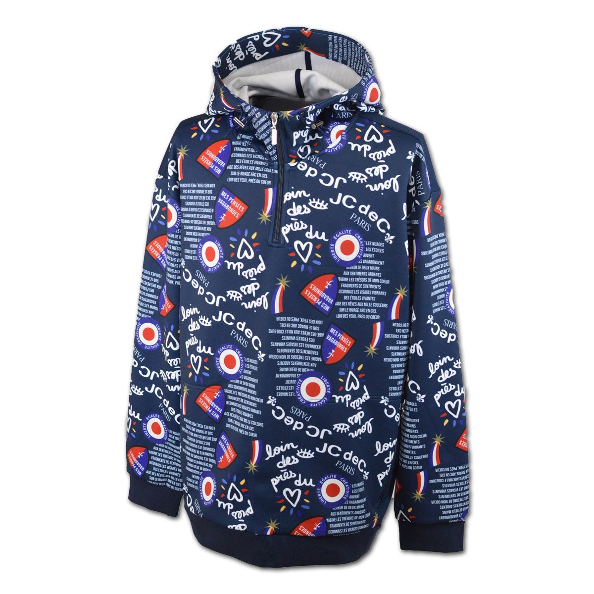 3割引【カステルバジャック】メンズ パーカー LL(50) 紺 7213370110-59 CASTELBAJAC 大きいサイズ おしゃれ ポップ スウェット @拍卖