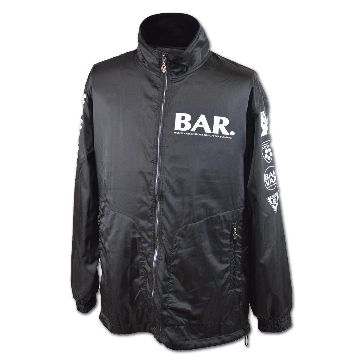 3割引【バーニヴァーノ】メンズ ブルゾン L 黒 MBS4882-09 BARNI VARNO カジュアル かっこいい おしゃれ @拍卖