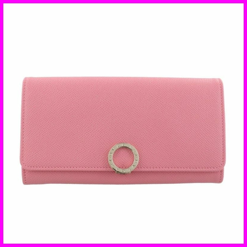 【BVLGARI ブルガリ】長財布 BB レディース ピンク 287272拍卖