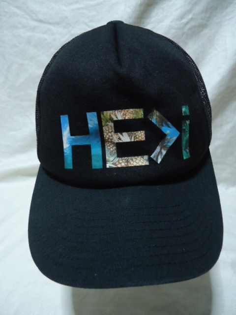 即決 ハワイ HE>i HE greaterthani メッシュ 帽子 黒色拍卖