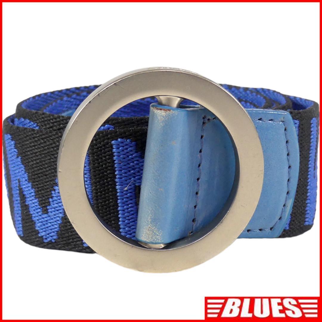 即決★TOMMY HILFIGER★ベルト トミーヒルフィガー 黒 青 バックル拍卖