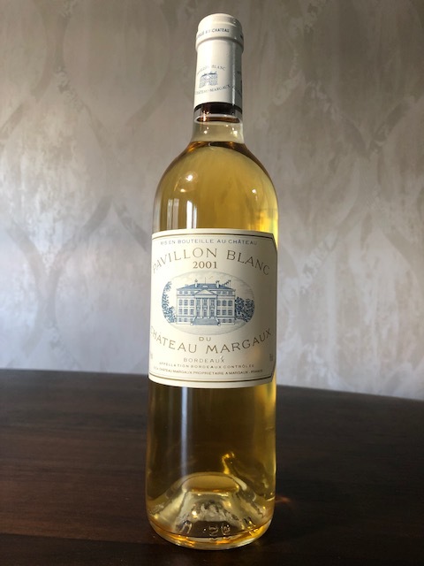 2001 PAVILLON BLANC DU CHATEAU MARGAUX パヴィヨン ブラン デュ シャトー マルゴー 白ワイン ボルドー フランス パーカー 94 750ml 14.5%拍卖