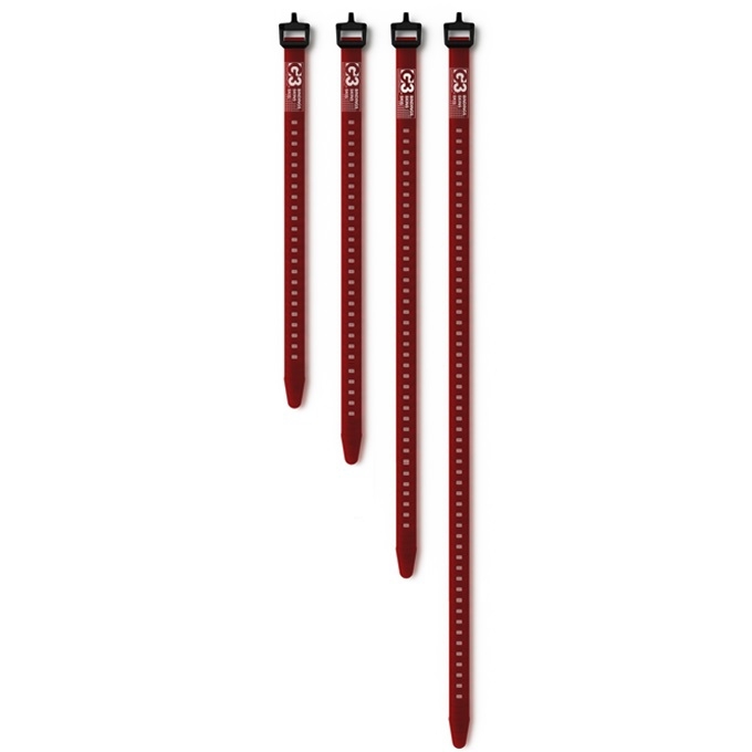 G3 ジースリー Ski & Utility Strap スキー ユーティリティ ストラップ 350mm 赤拍卖