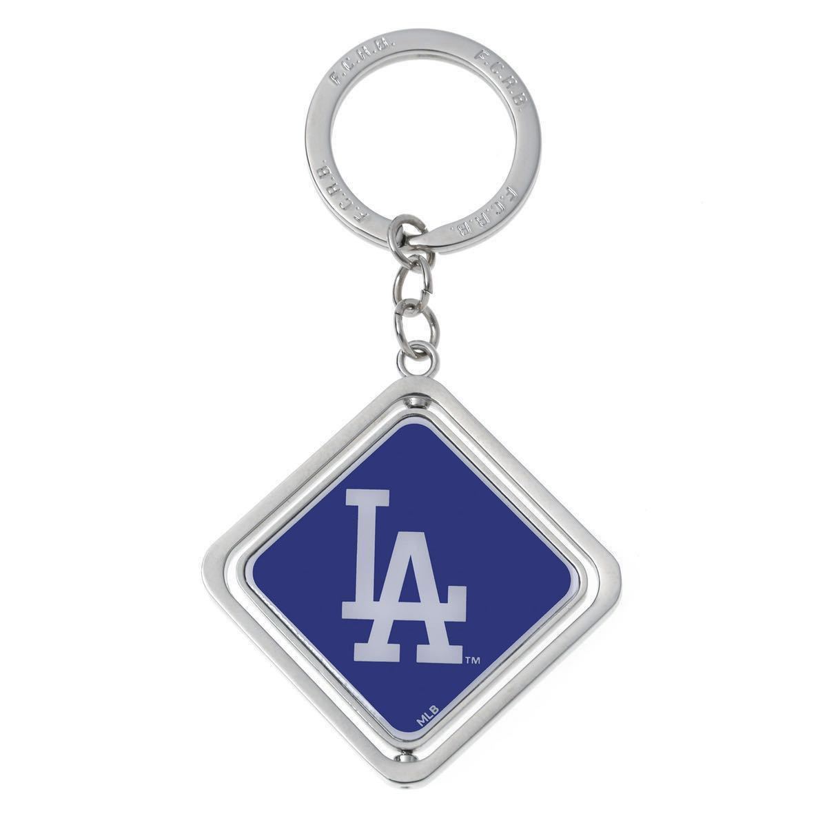 【新品未使用】 21AW 22 FCRB f.c real bristol エフシーレアルブリストル SOPHNET MLB TOUR EMBLEM SPIN KEY RING キーリング ドジャース拍卖