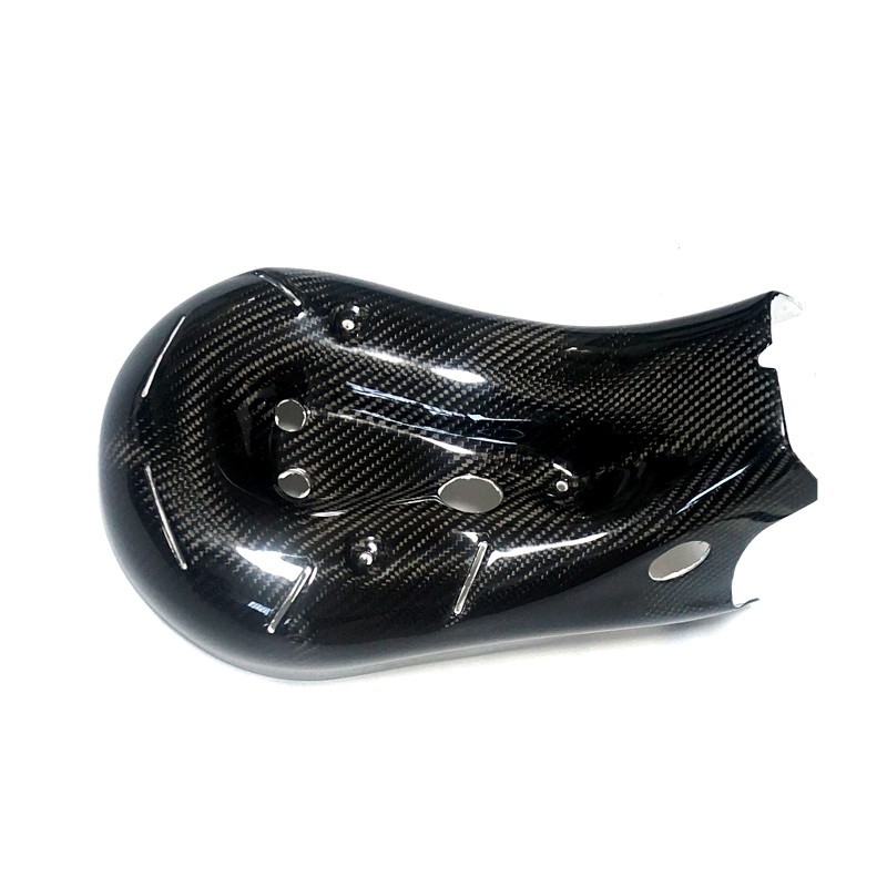 カーボン製 ドゥカティ 1199 899 パニガーレ エキゾーストカバー ドライカーボン製 Ducati panigale拍卖