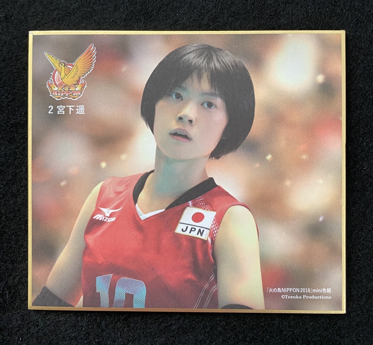 ☆トレーディングmini色紙 2 宮下遥 火の鳥NIPPON 2016 バレーボール a拍卖