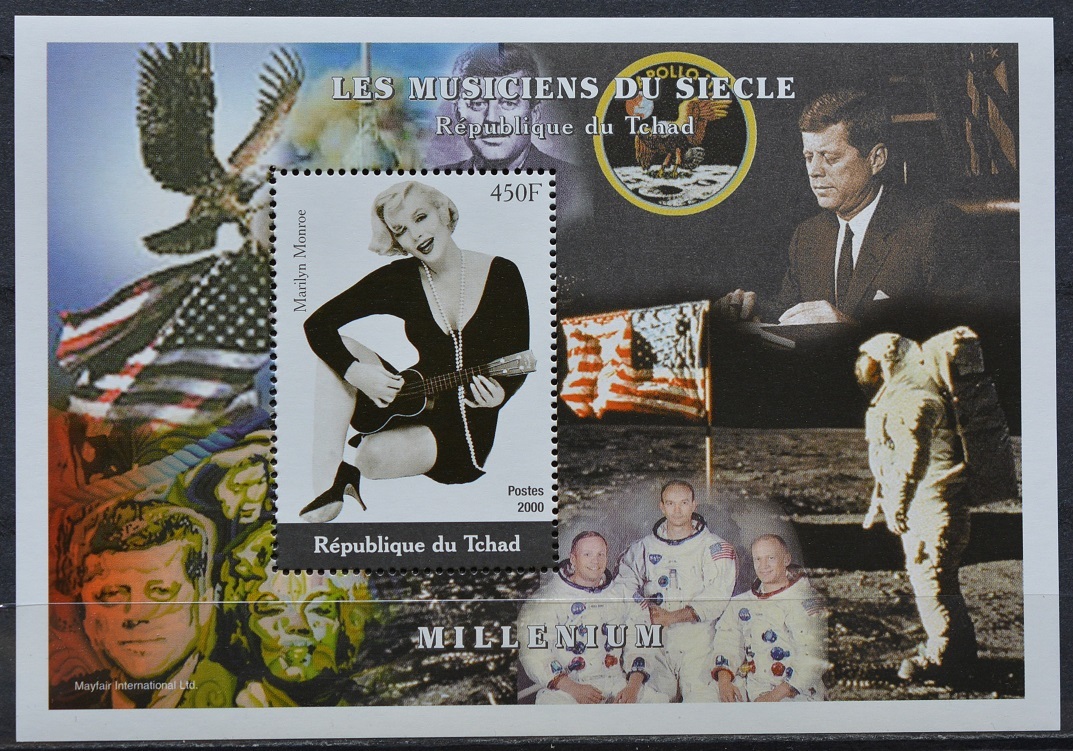 「TF146」二ジェル切手 1999年 JFK・マリリンモンロー拍卖