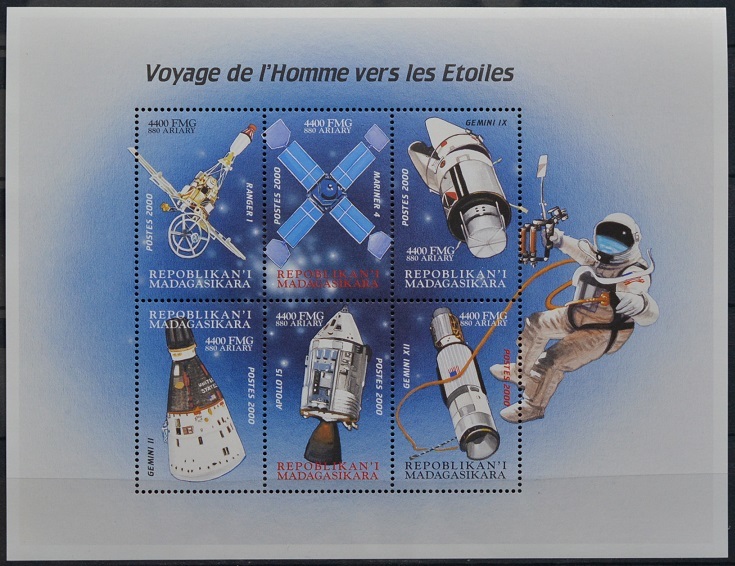 「FD10」マダガスカル切手 2000年 宇宙関連拍卖
